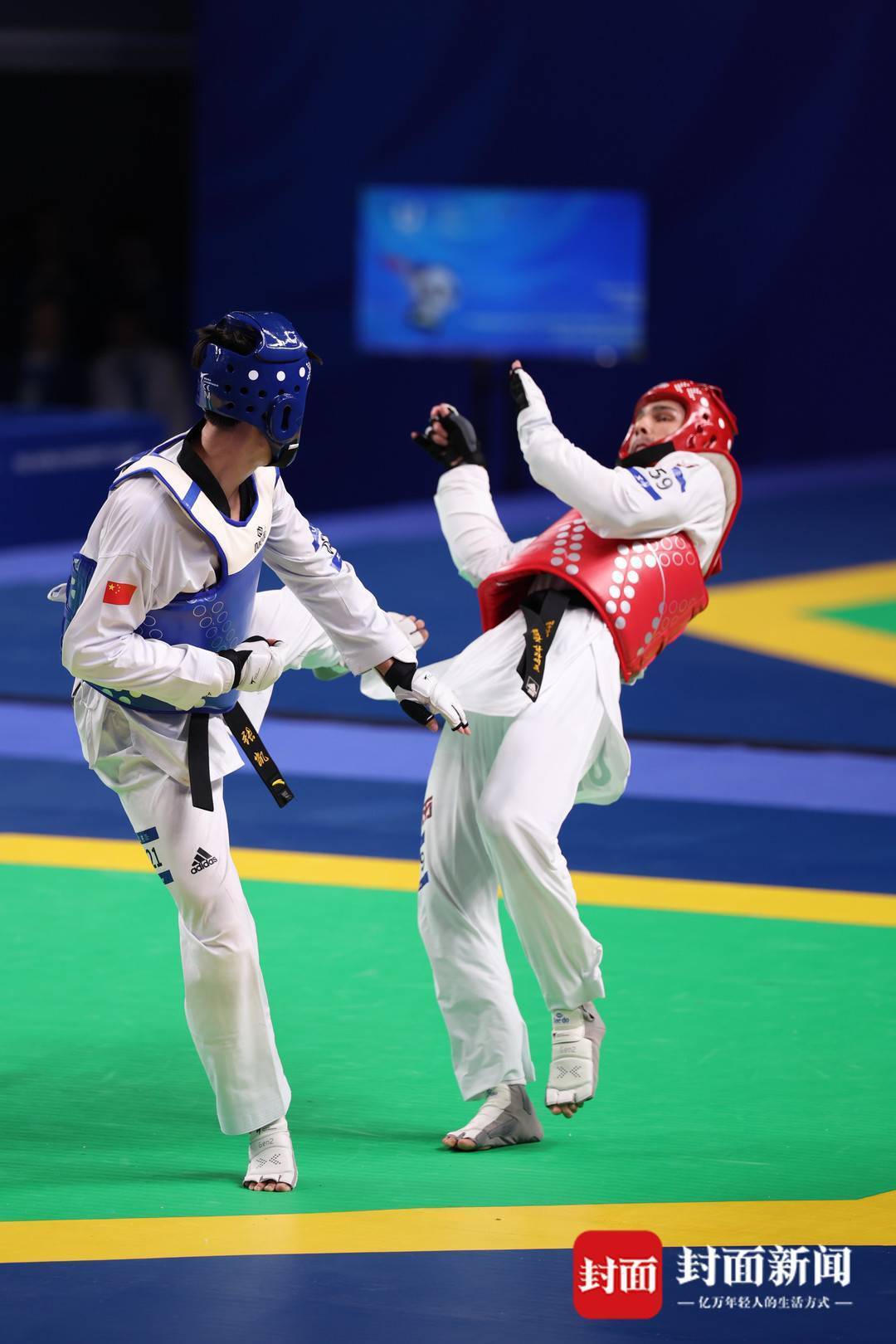 跆拳道选手灵活机警夺得金牌