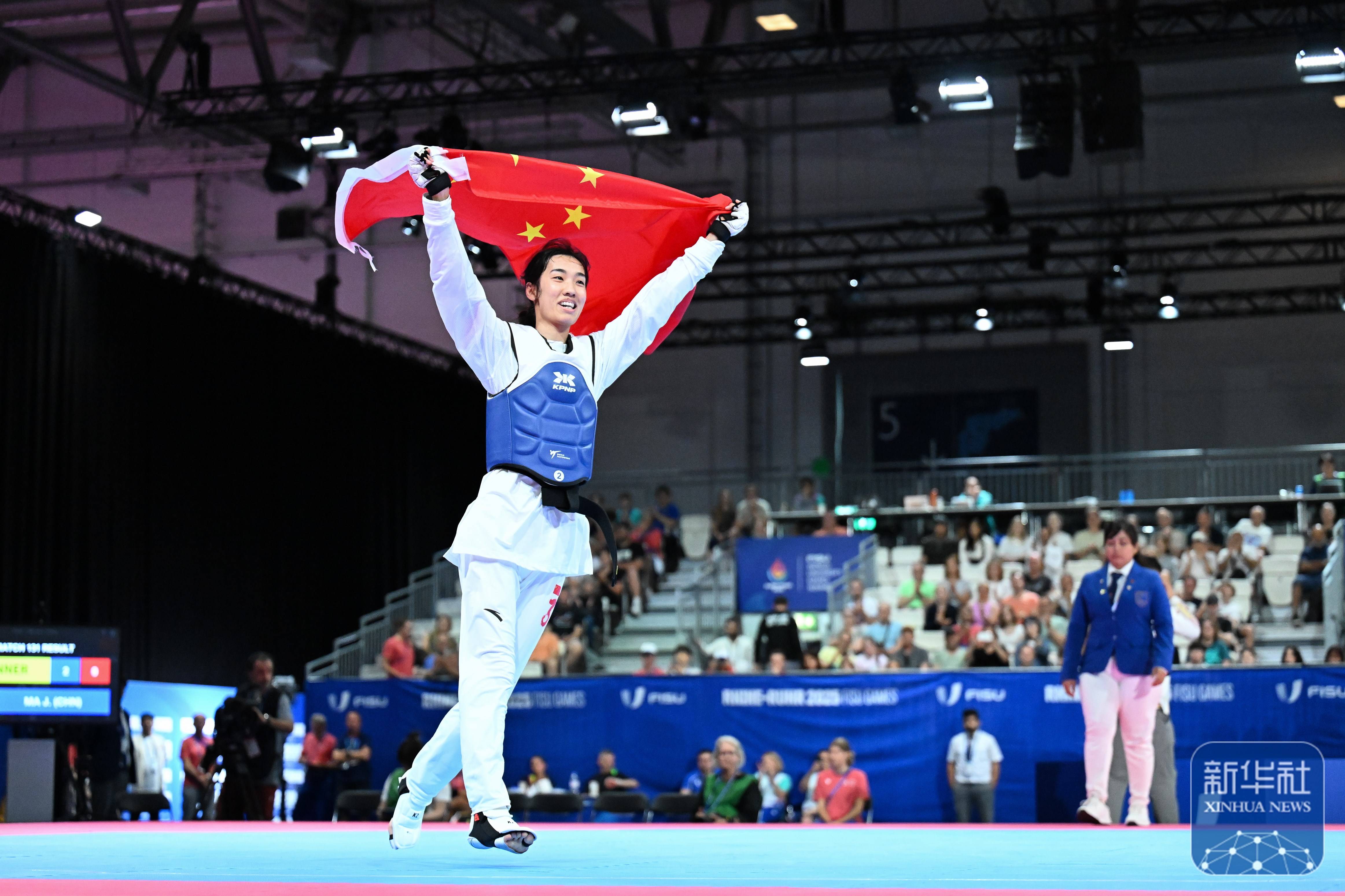 跆拳道选手灵活机警夺得金牌